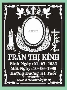 Mẫu bia công giáo