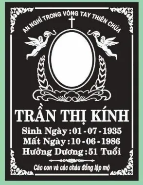 Mẫu bia công giáo
