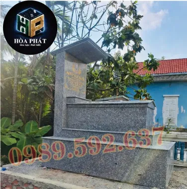 Mộ đá hoa cương mẫu 05