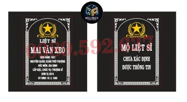 MẪU LIỆT SĨ 01