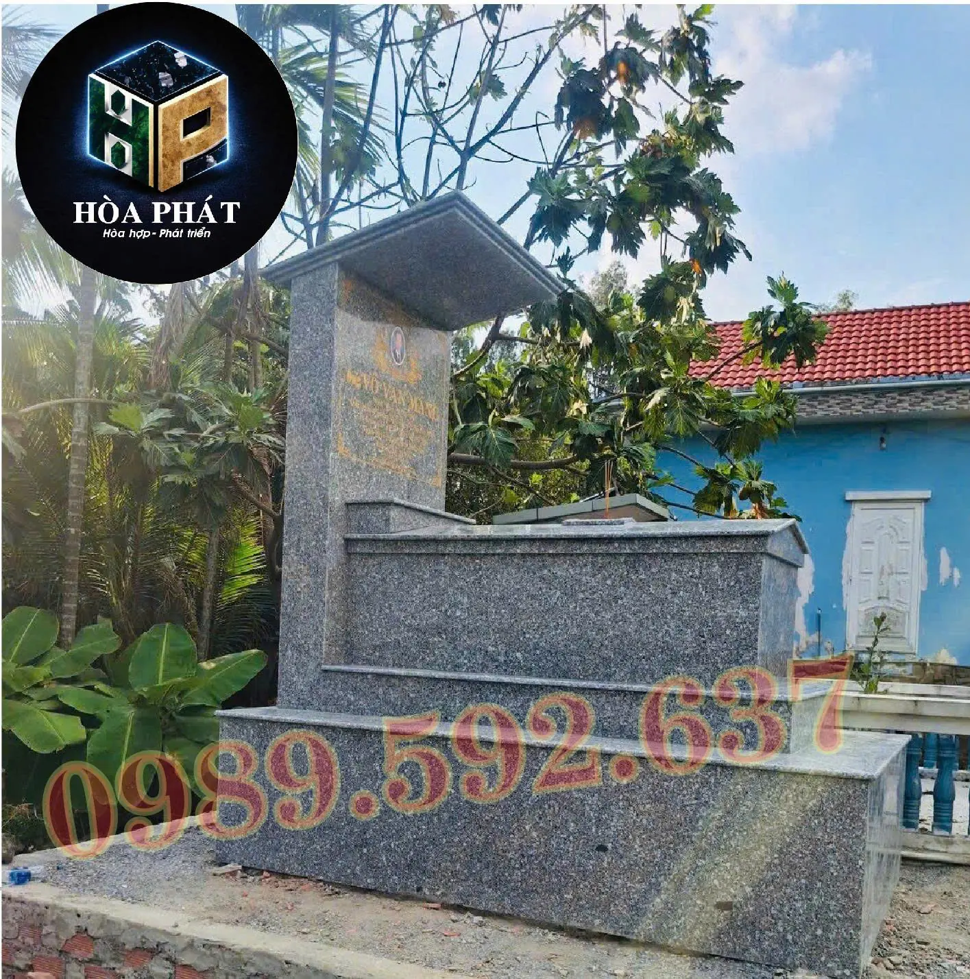 Mộ đá hoa cương mẫu 05