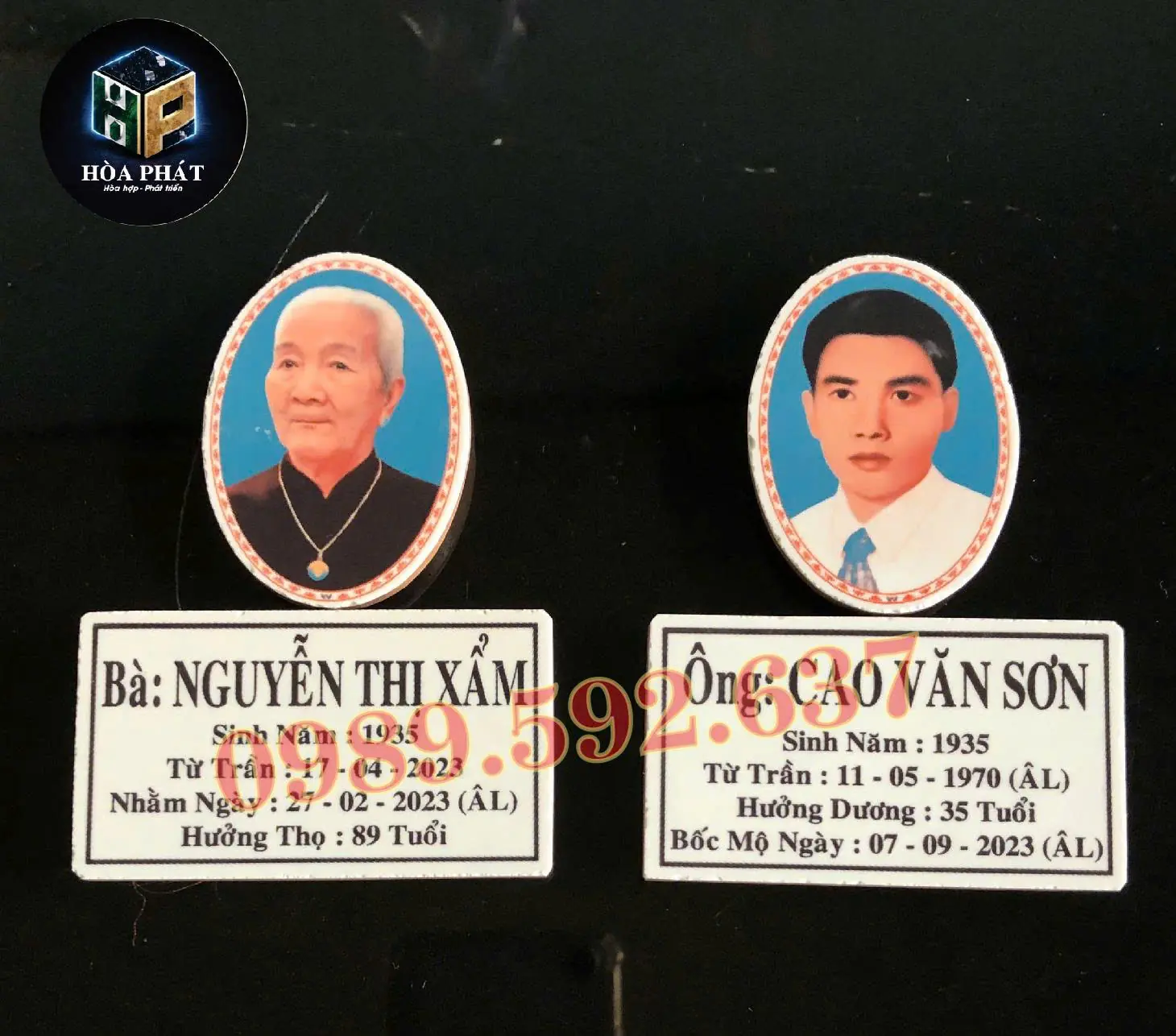 Bảng tên+ hình